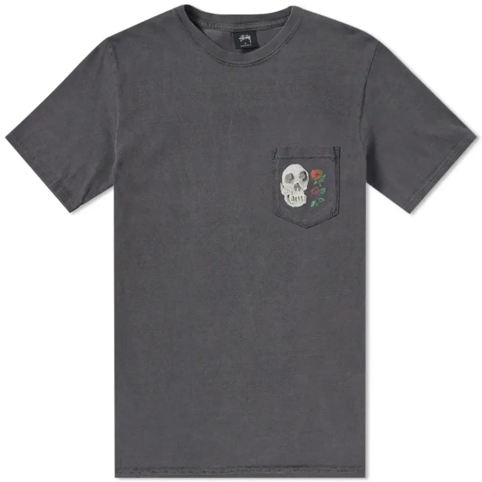 Calavera Pigment Dyed Pocket Tee