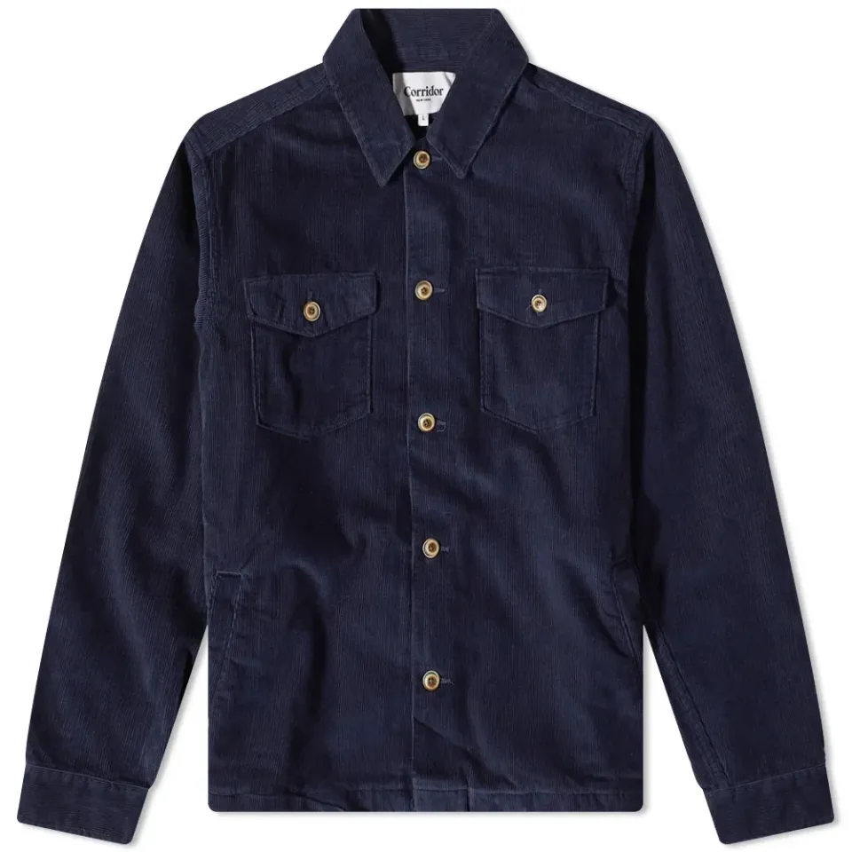 Corduroy Military Jacket