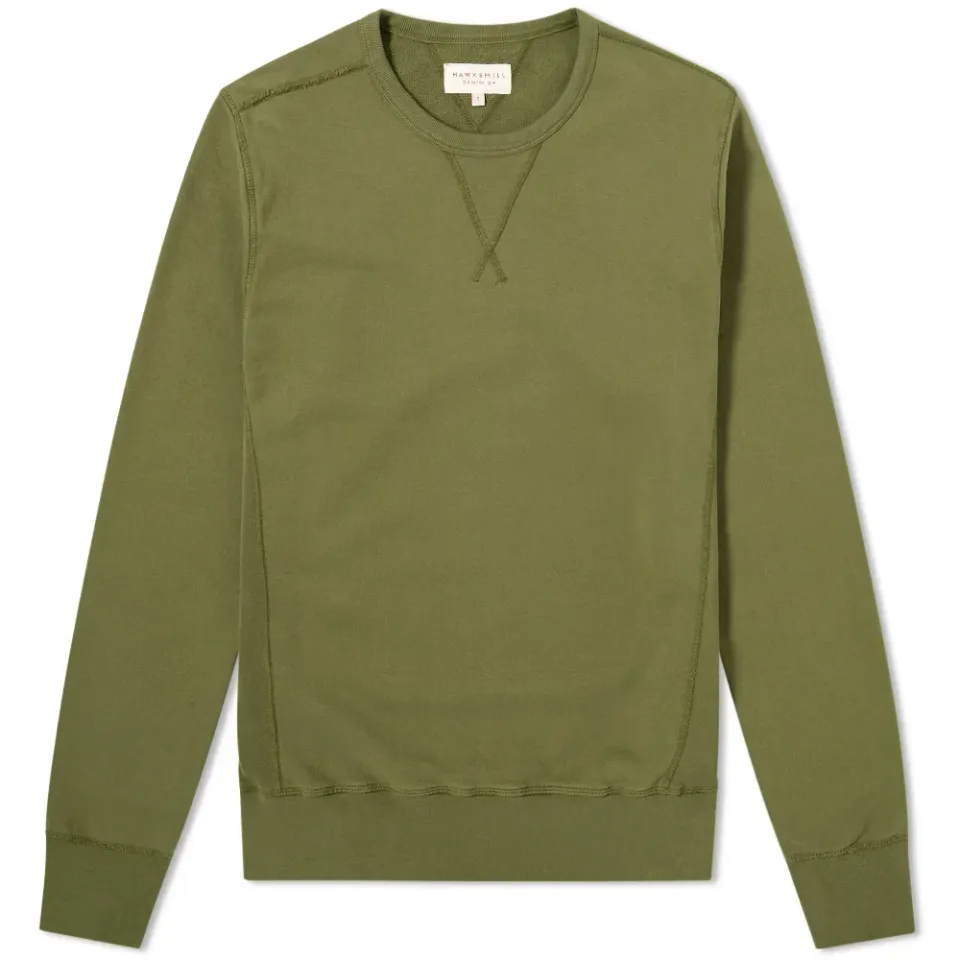 Hawksmill Denim Co. Flatlock Crew Sweat