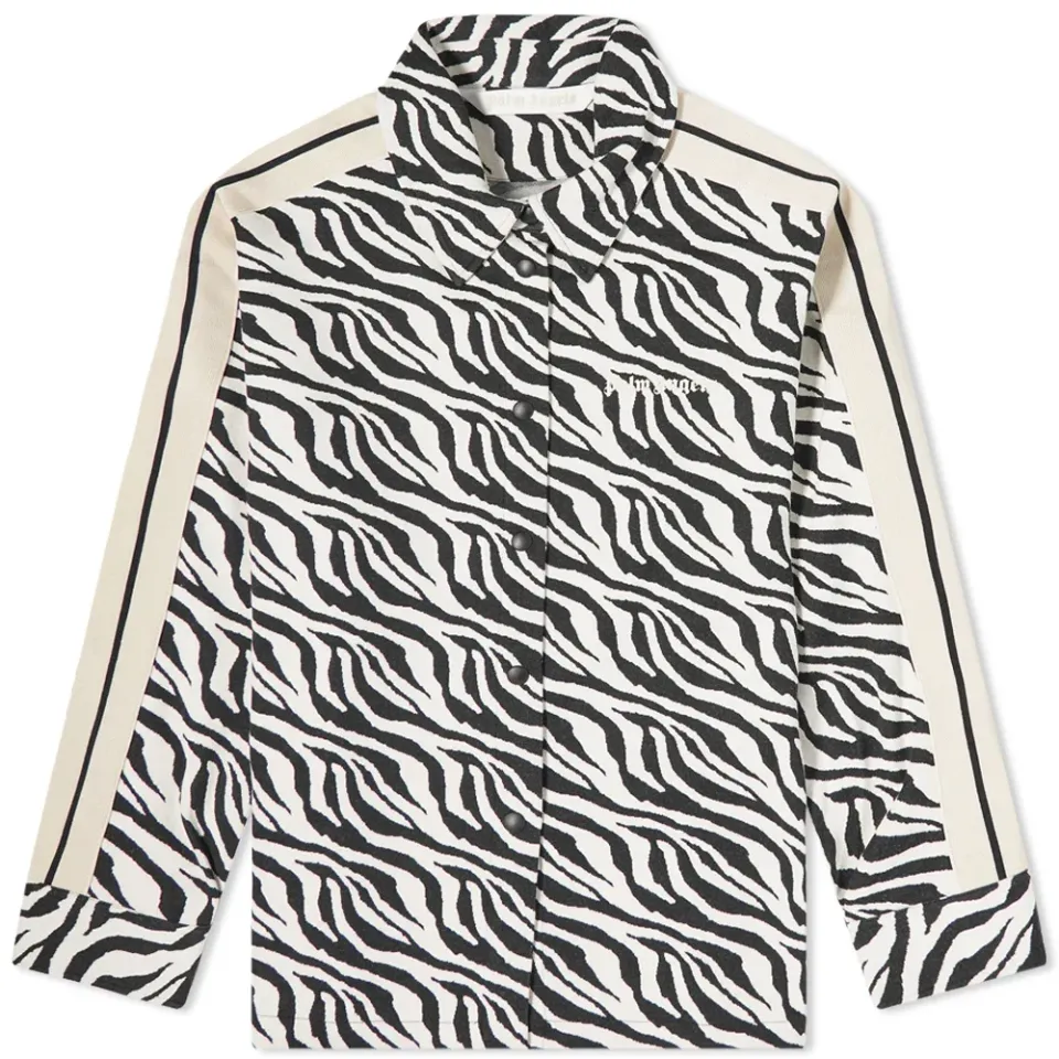 Zebra Print Track Shirt