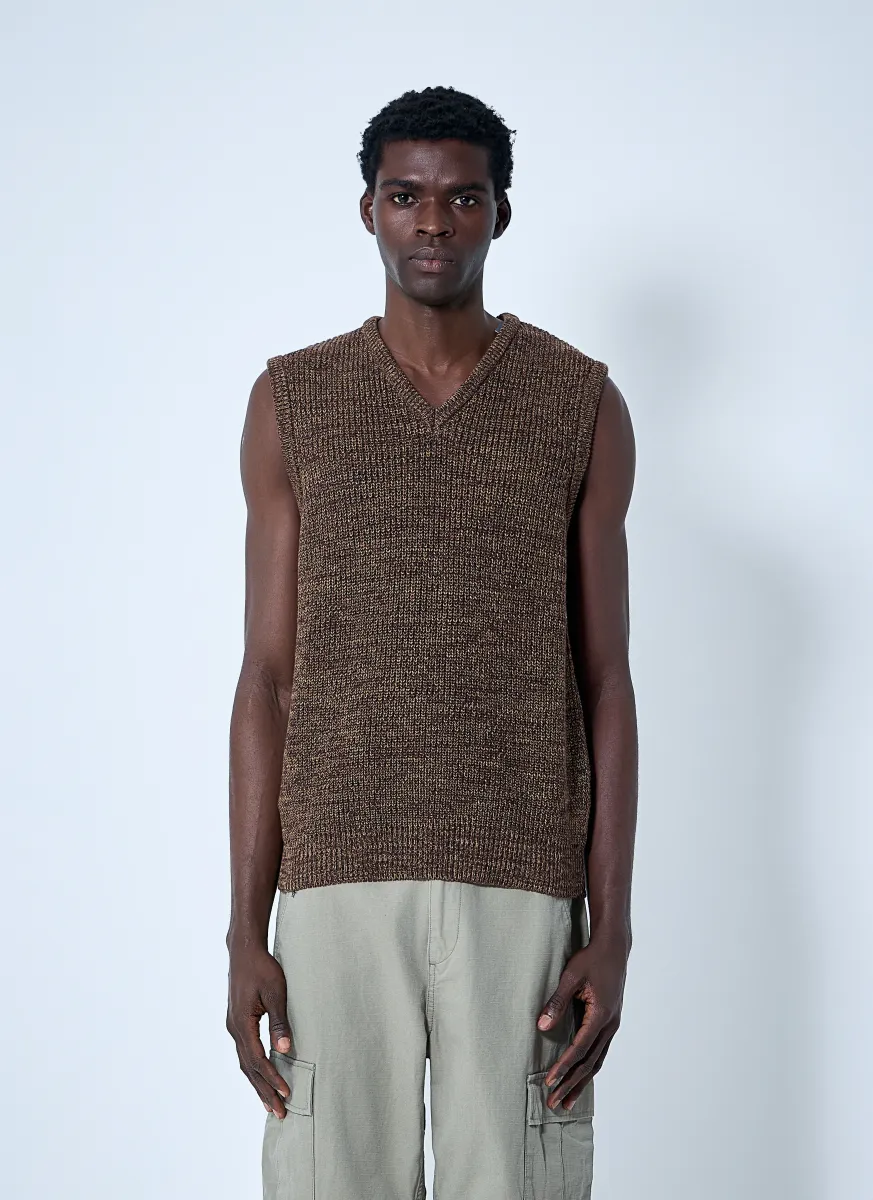 Twisted Yarn Sweater Vest