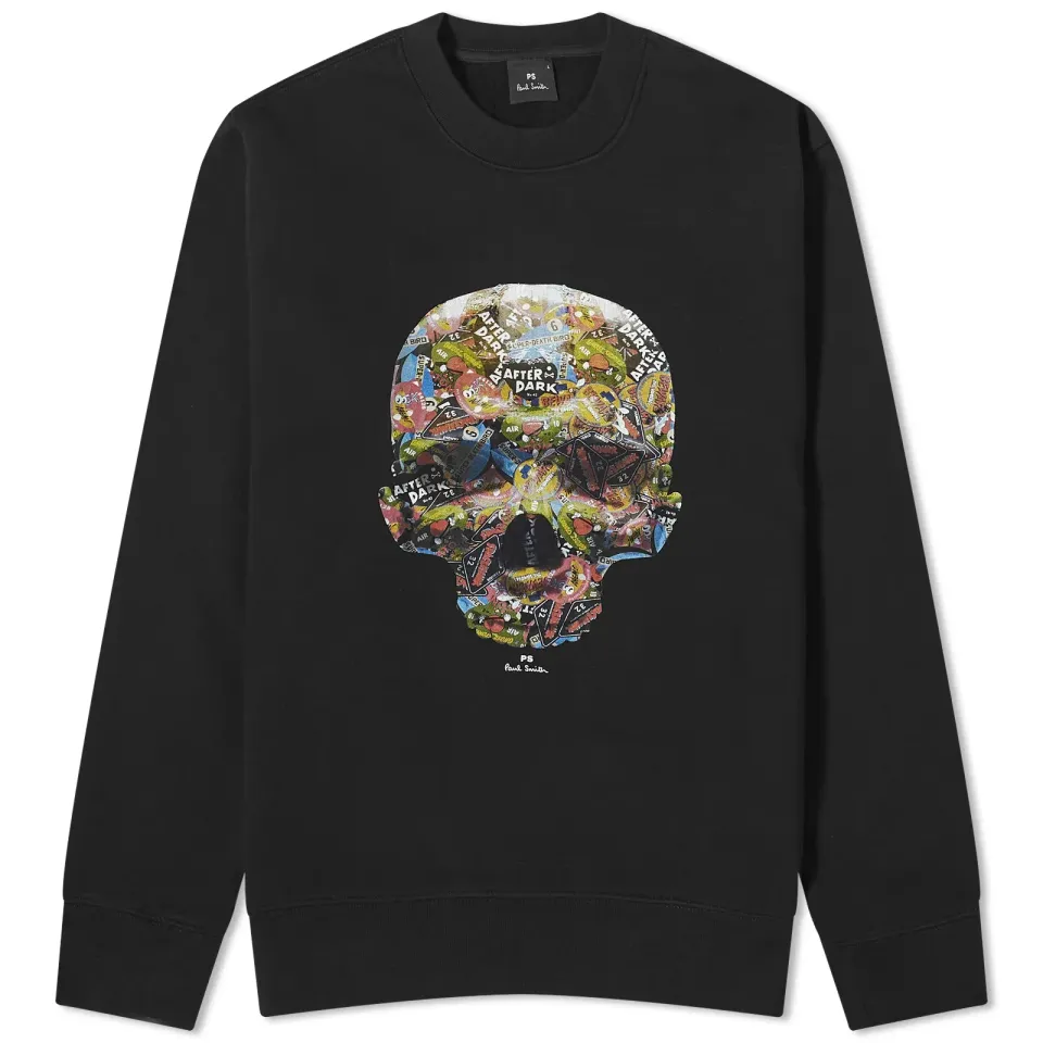 Sticker Skull Crew Sweat