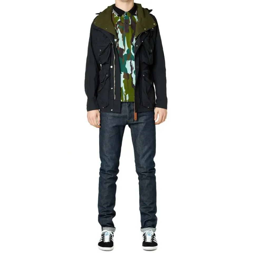 Garment Dyed Camouflage Pique Polo