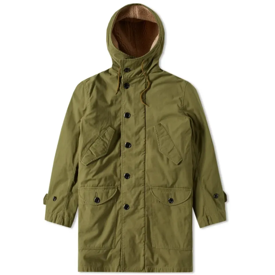 Lined Military Parka