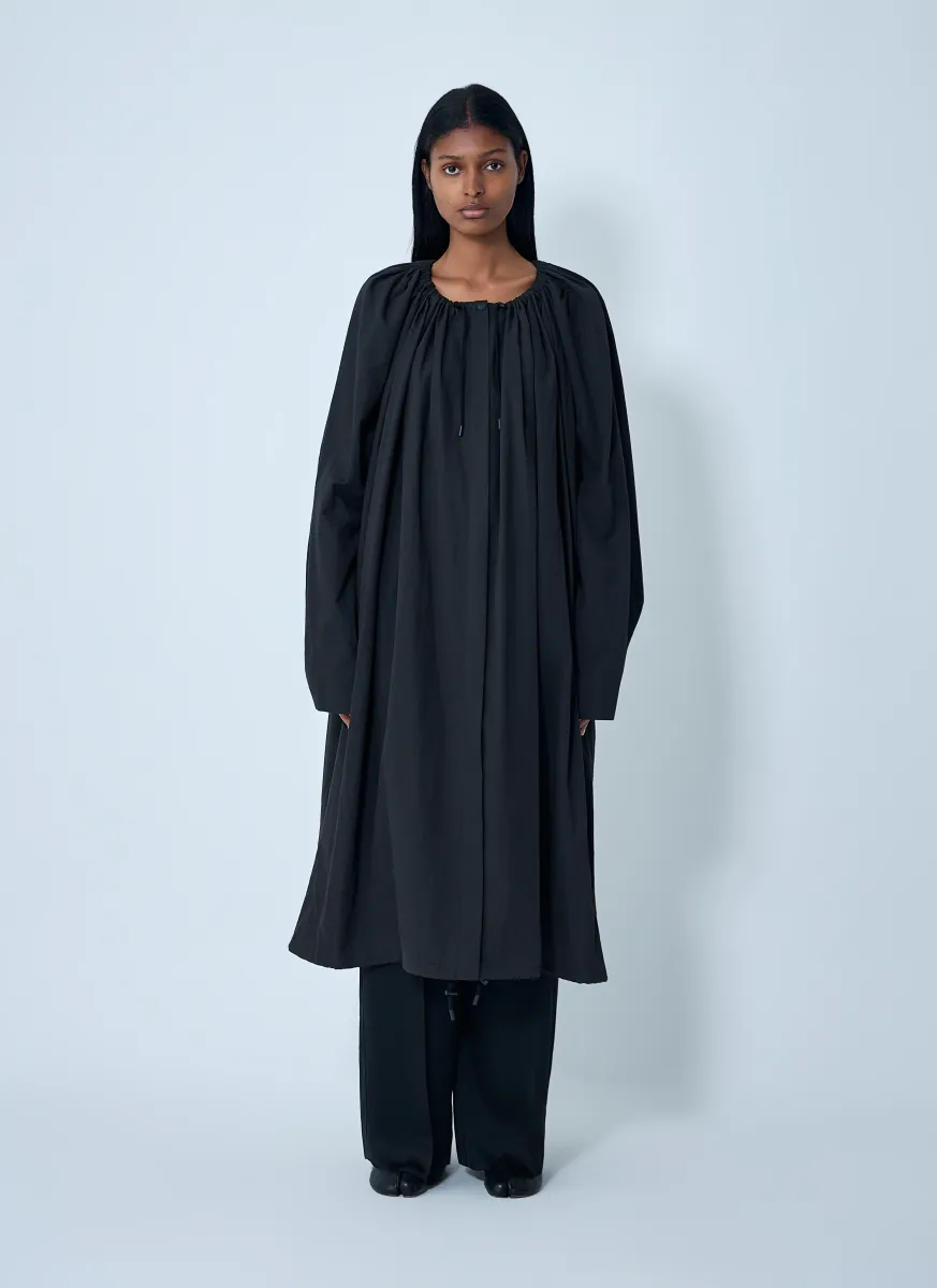 Gathered Parachute Coat