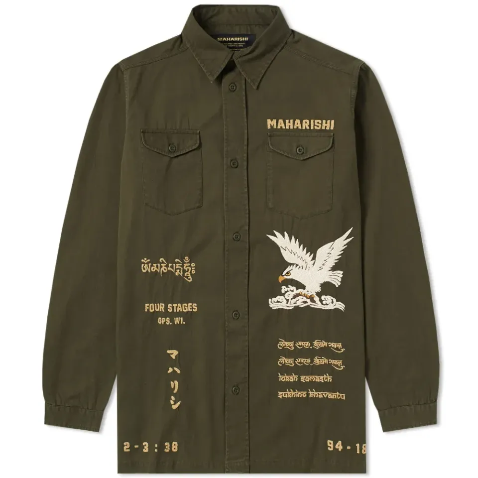 Embroidered Tour Overshirt