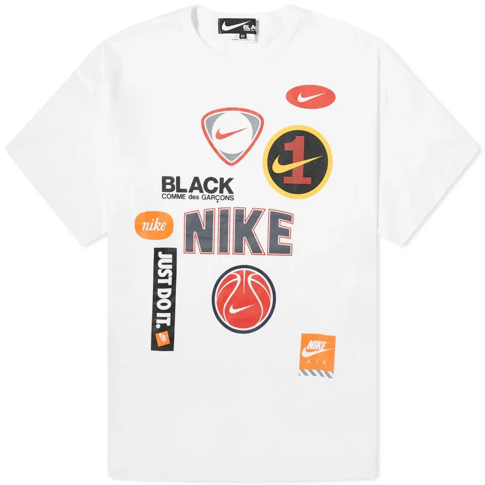 x Nike Oversized Multi Logo Print Te