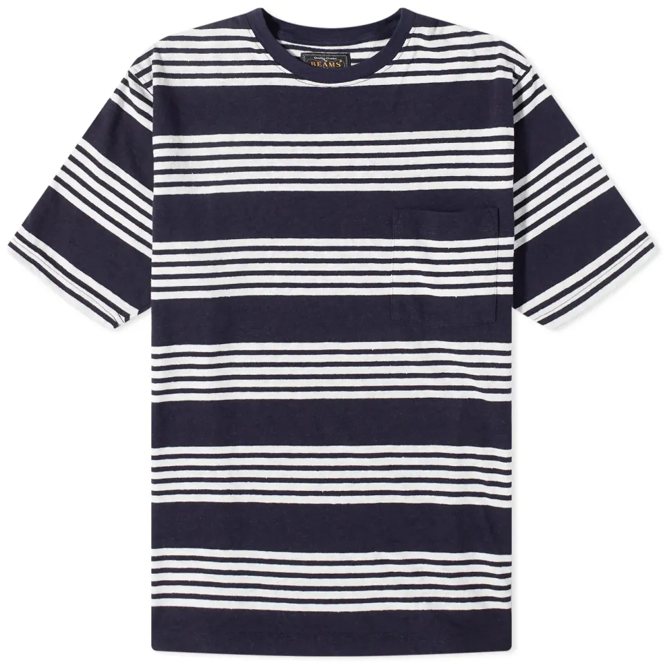 Stripe Nep Pocket T-Shirt