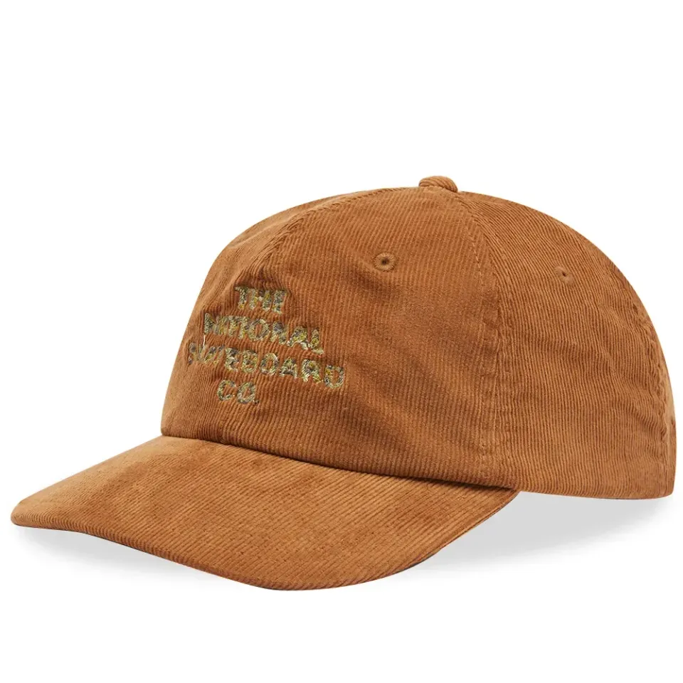 The National Skateboard Co. Logo Corduroy 6 Panel Cap