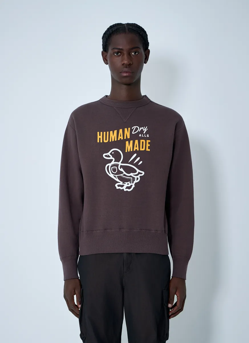 Logo Motif Sweatshirt