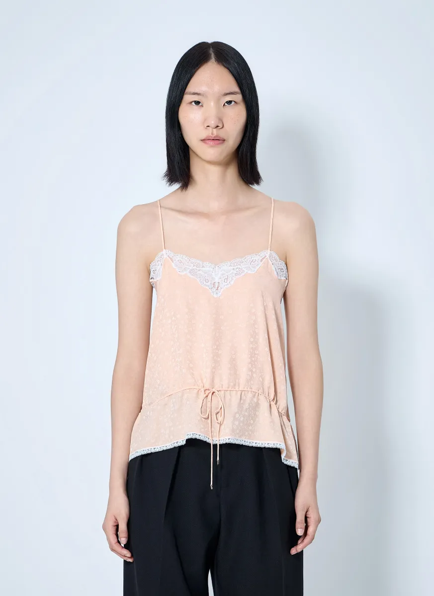 Lace Trim Camisole Top