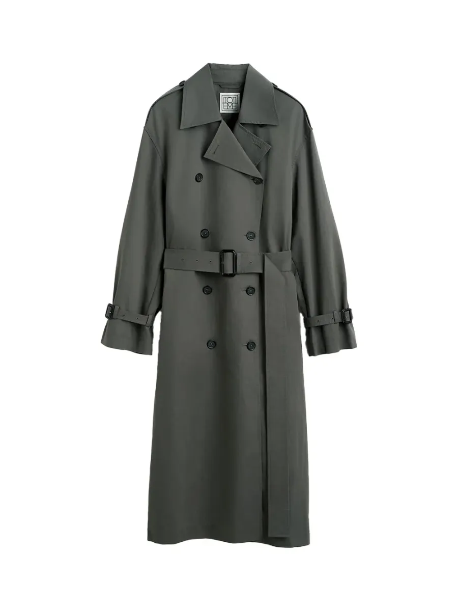 Crisp Summer Trench Taupe