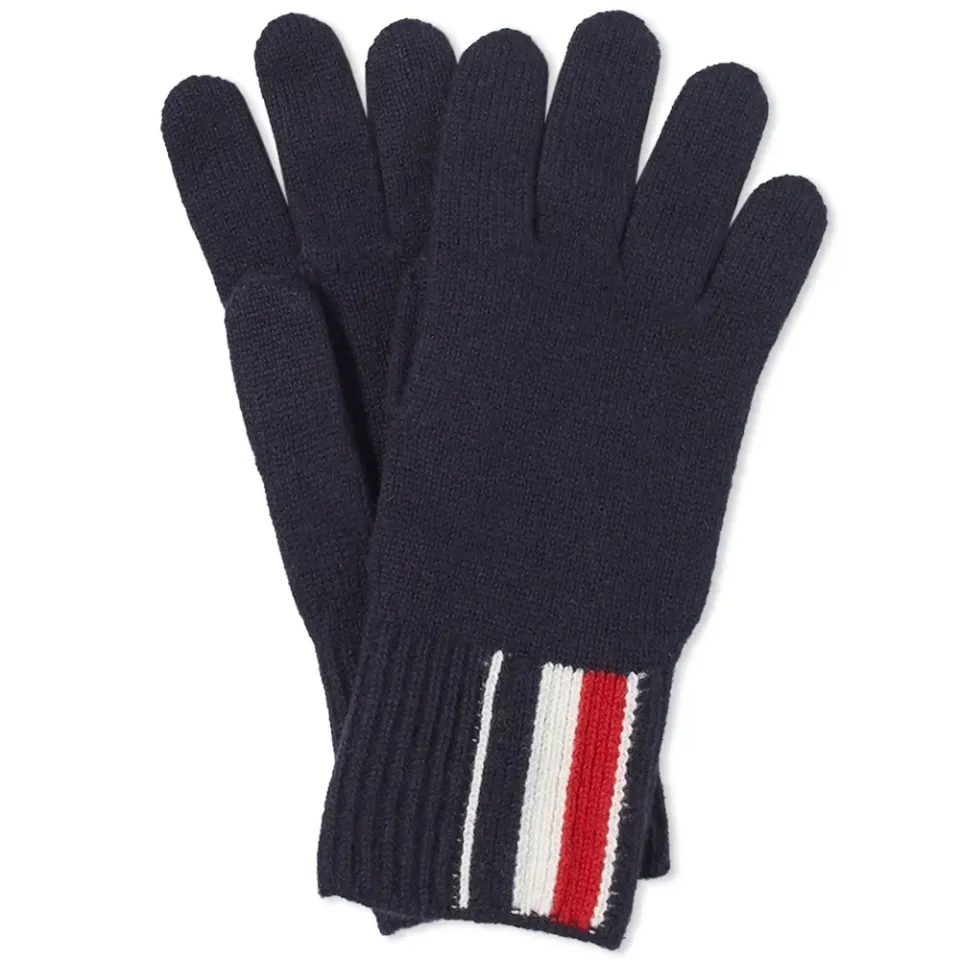 Intarsia Stripe Merino Glove