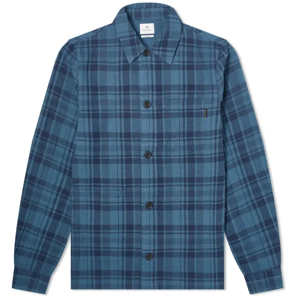 Flannel Check Overshirt
