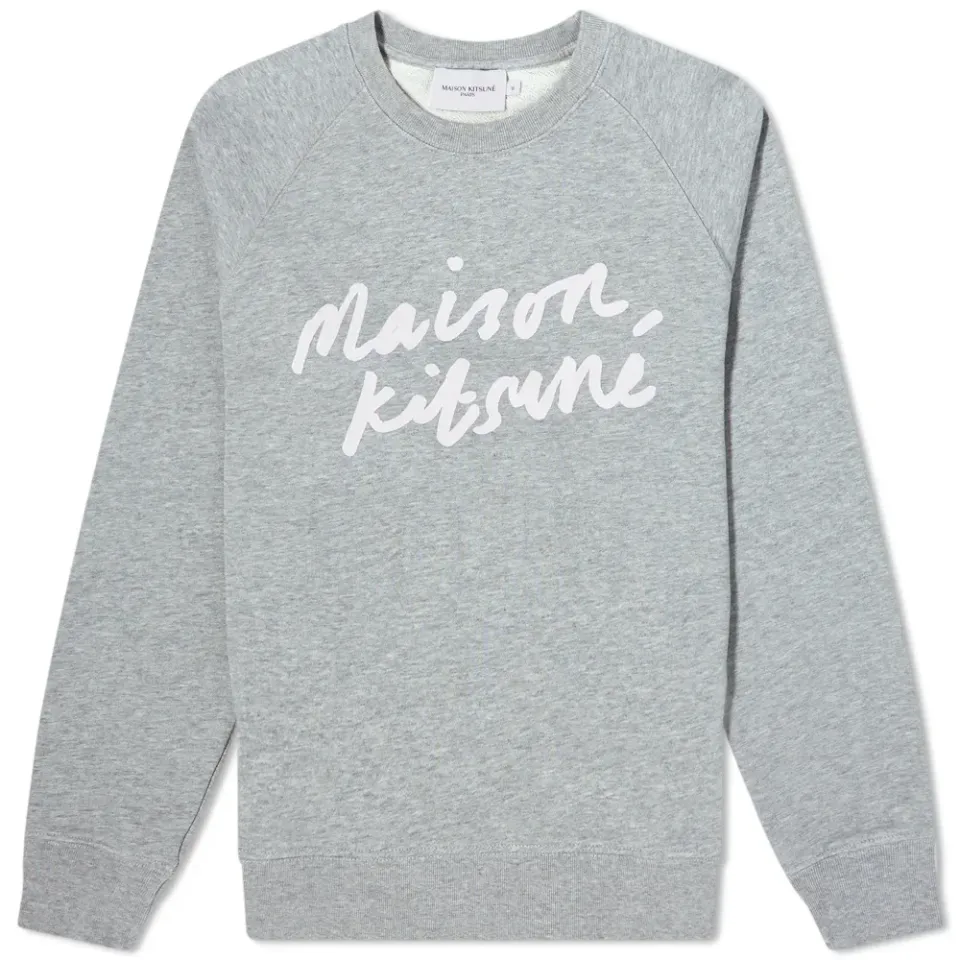 Maison Kitsuné Handwriting Adjusted Crew Sweat