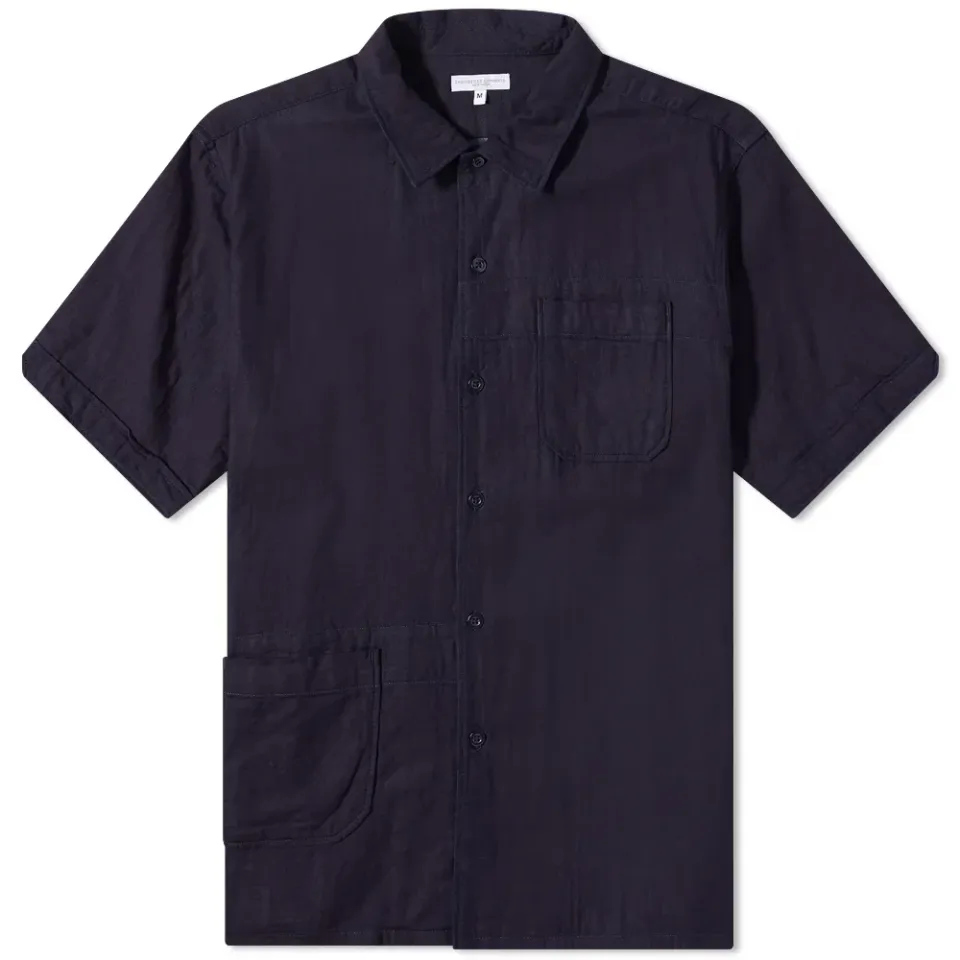 Indigo Gauze Camp Shirt