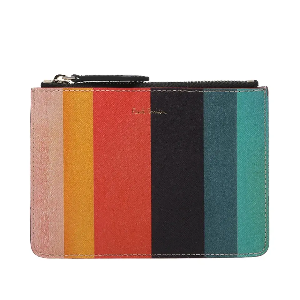 Artist Stripe Zip Wallet