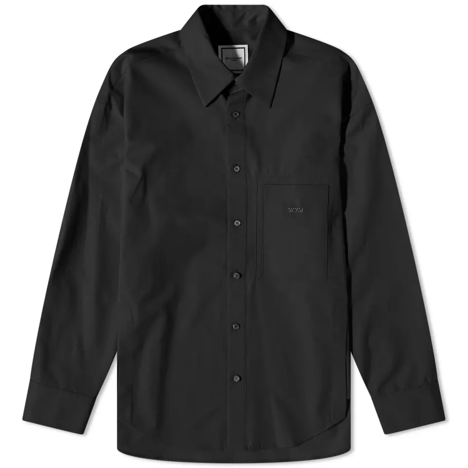 Peacock Print Logo Shirt