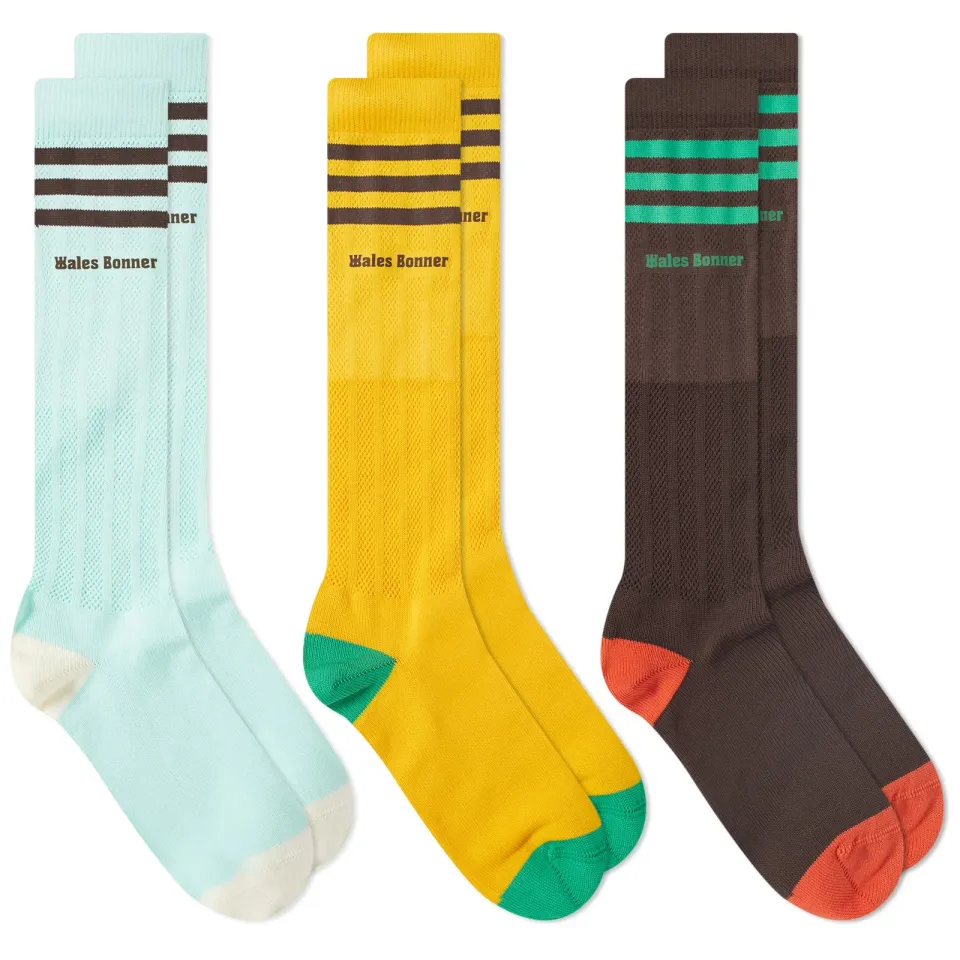 x Wales Bonner Crochet Sock - 3 Pack