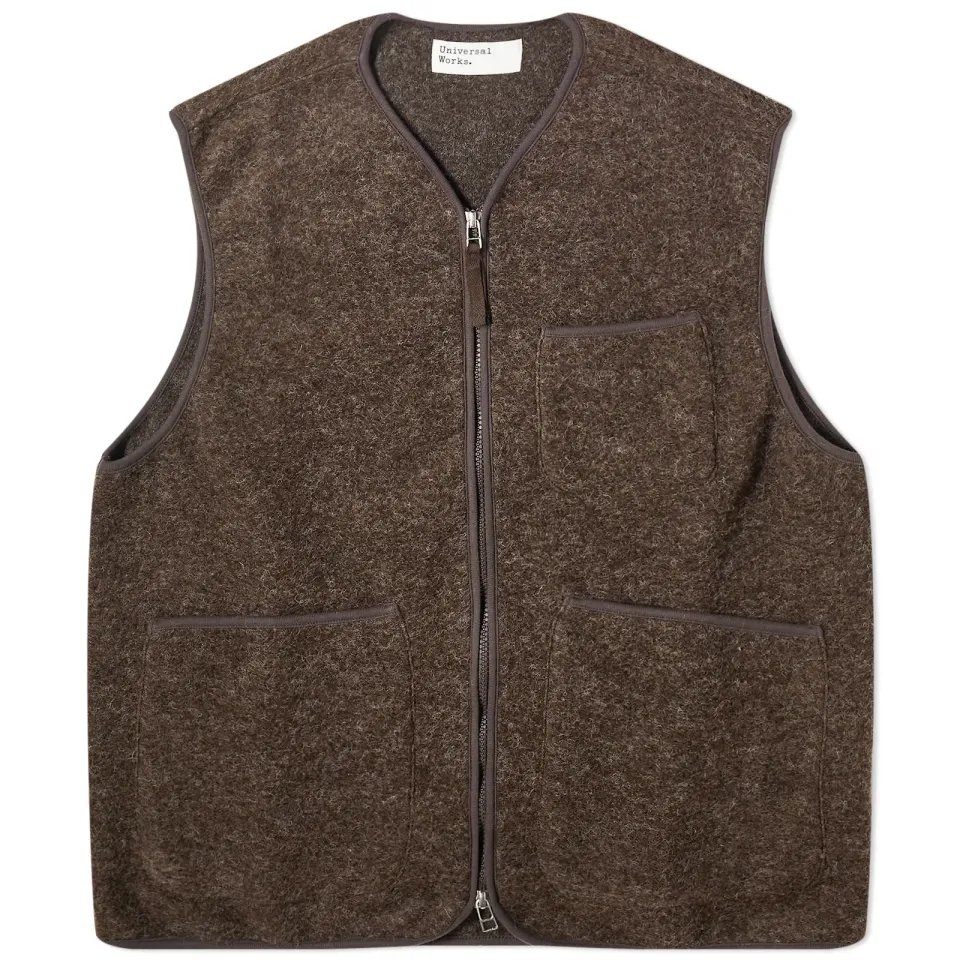 Wool Fleece Zip Gilet - END. Exclusive