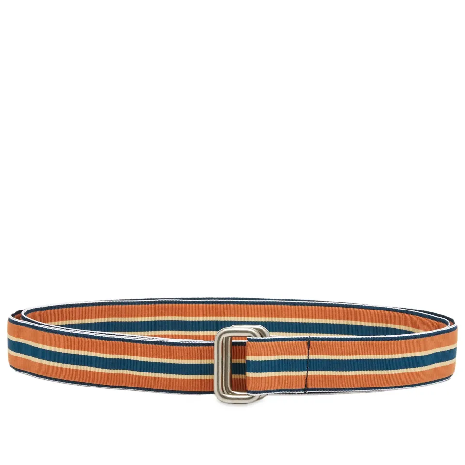 Grosgrain Tape Double Ring Belt