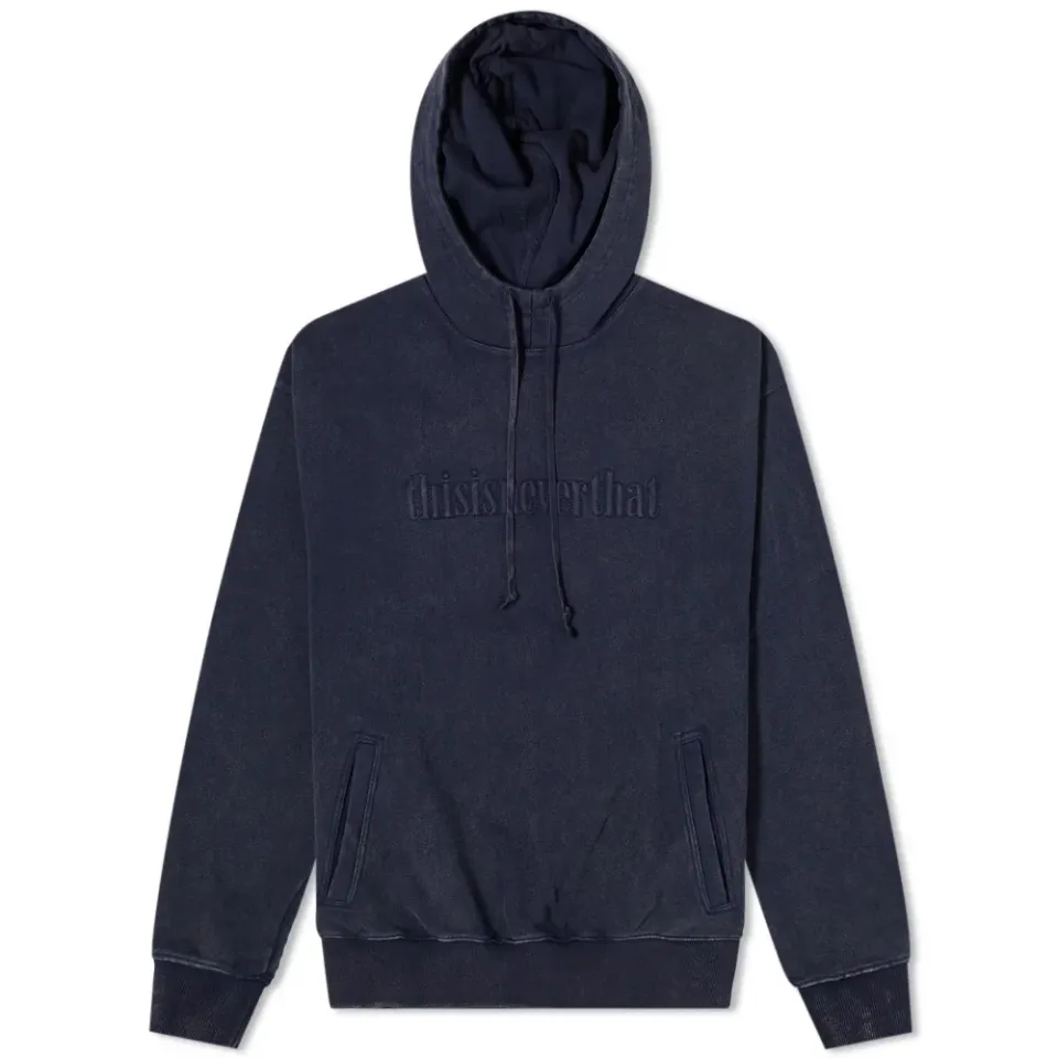 Acid Washed Popover Hoodie