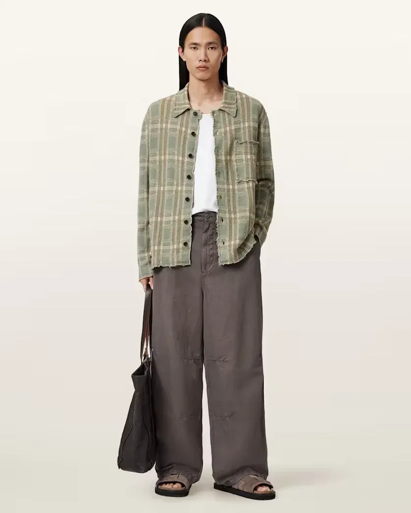 Solmar Knitted Check Cardigan