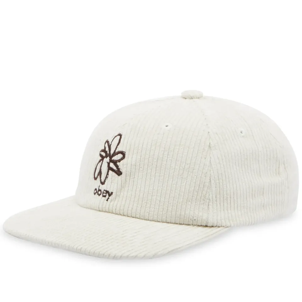Flower Cord 6-Panel Cap