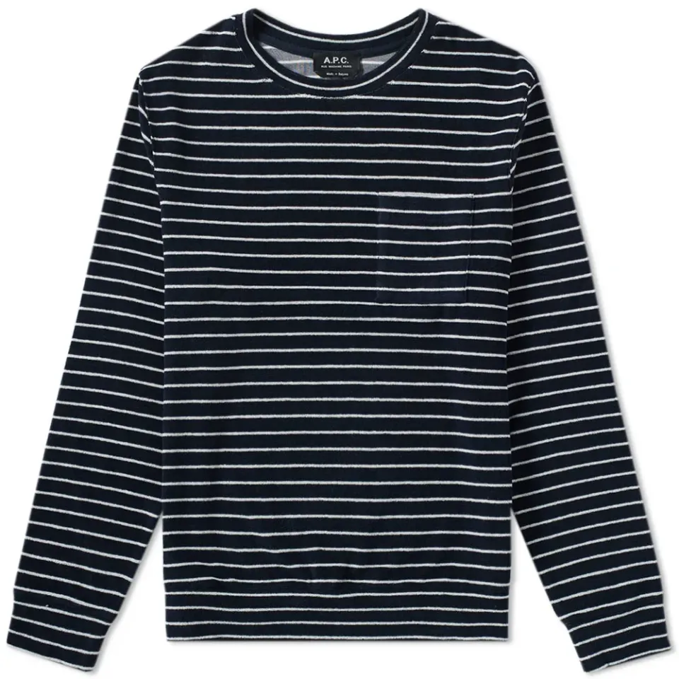 A.P.C. Yogi Stripe Crew Sweat