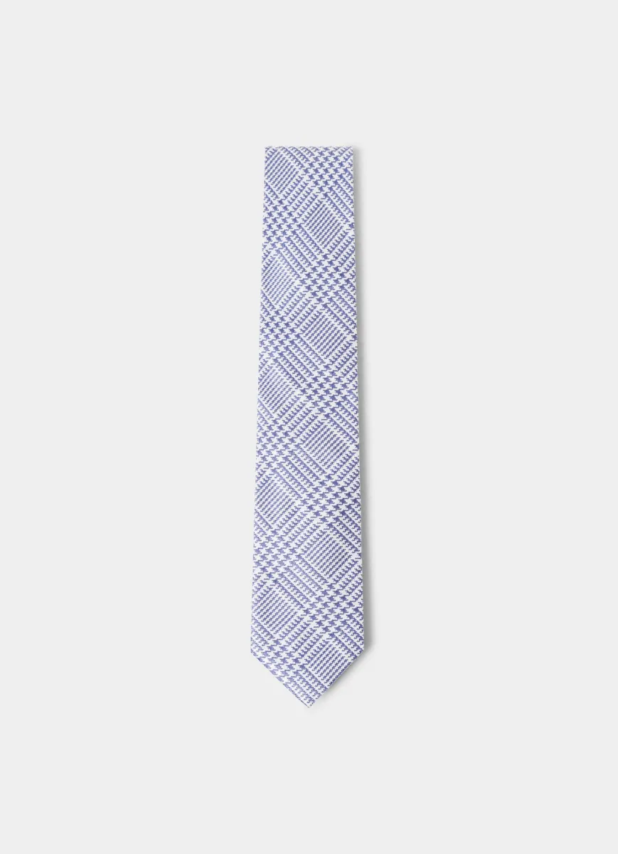 Silk Prince of Wales Tie - Made in Italy