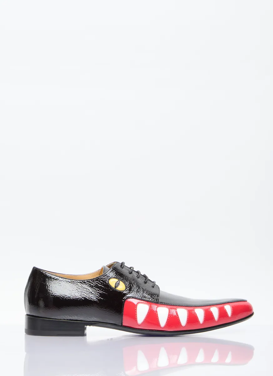 Crocodile Lace-Up Shoes