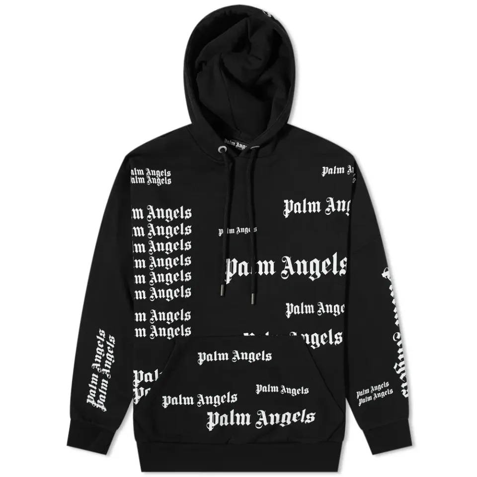 Multi Logo Oversized Hoodie