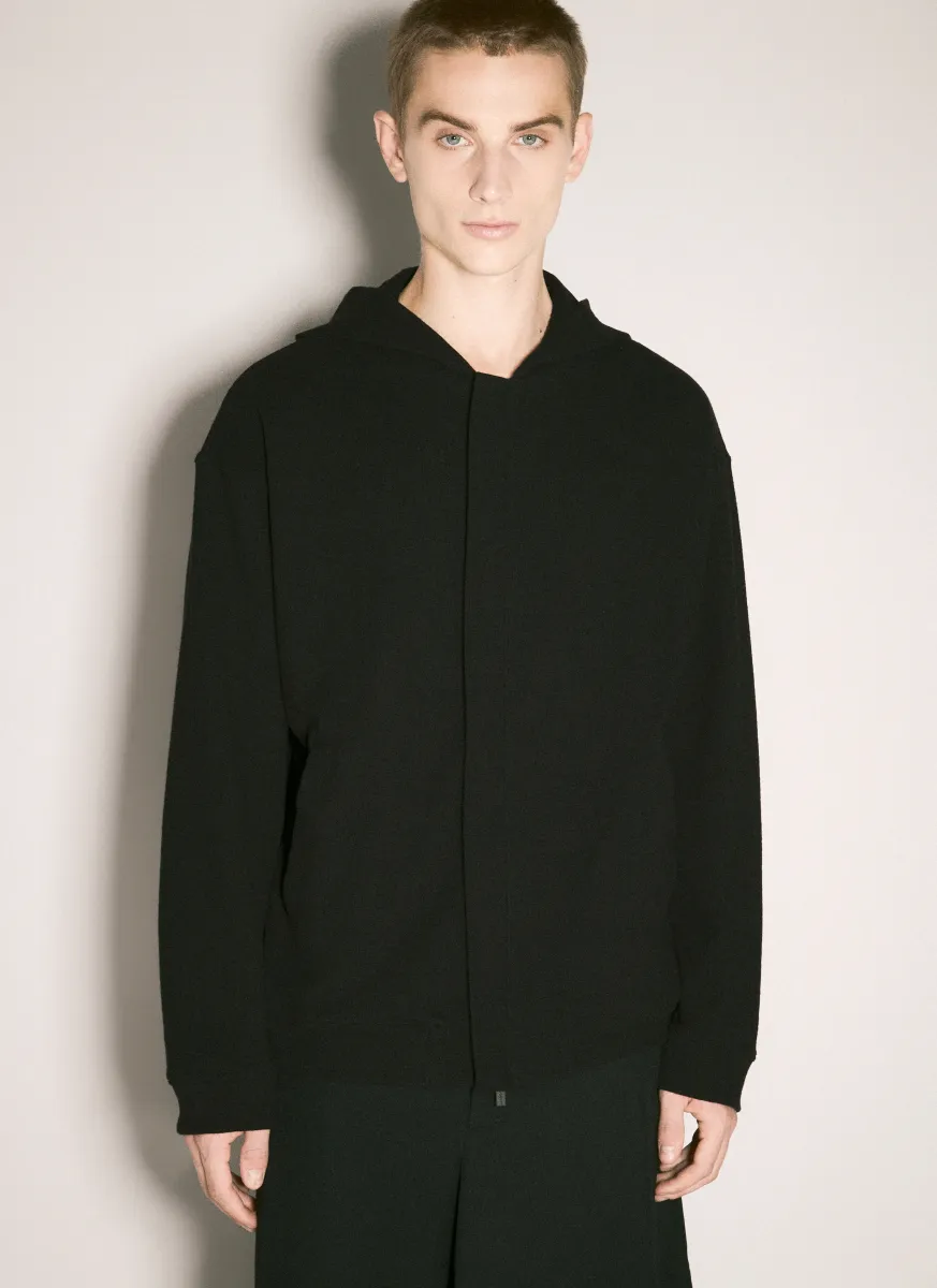 Front Open Hooded Sweatshirt