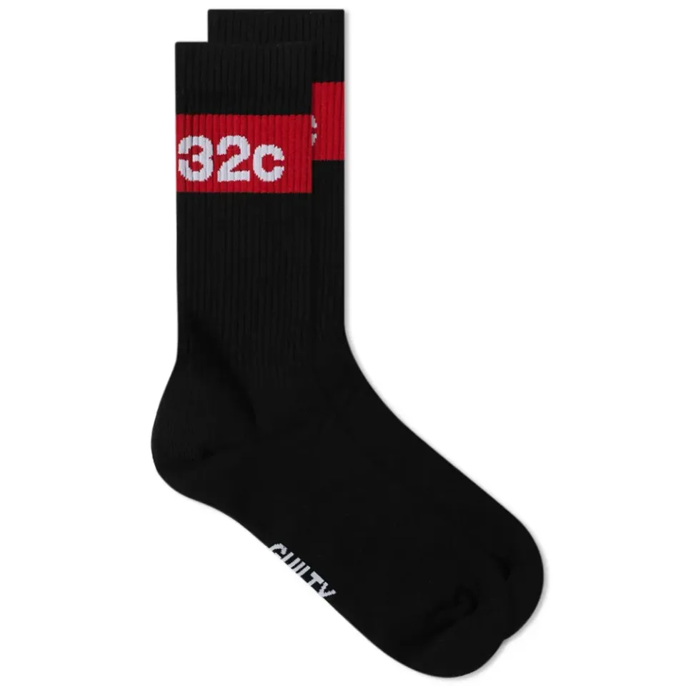 Taped Logo Sock
