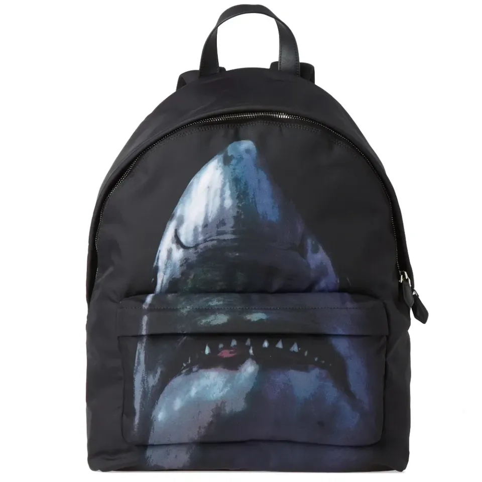 Shark Print Backpack