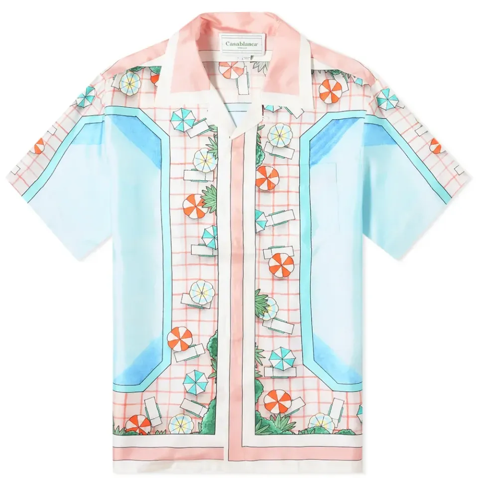 Short Sleeve Silk Shirt