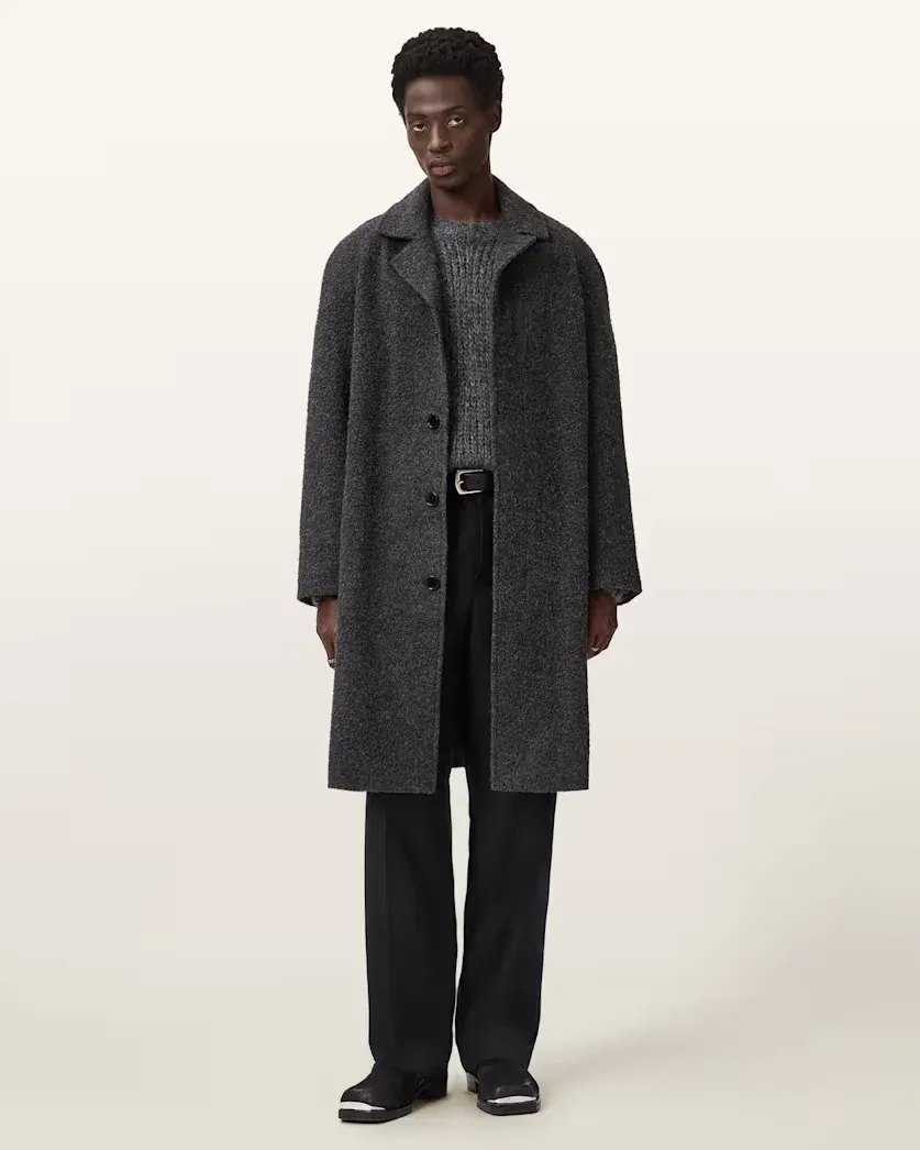 Duke Single Breasted Wool Coat