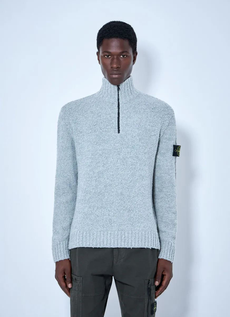 Half-Zip Wool Sweater