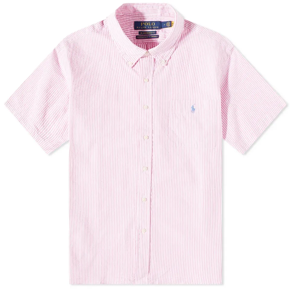 Seersucker Short Sleeve Shirt
