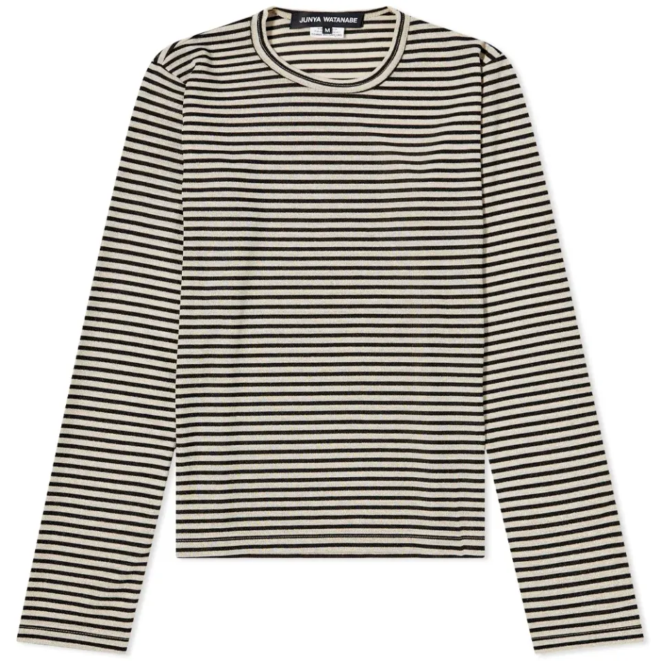 Long Sleeve Metallic Top
