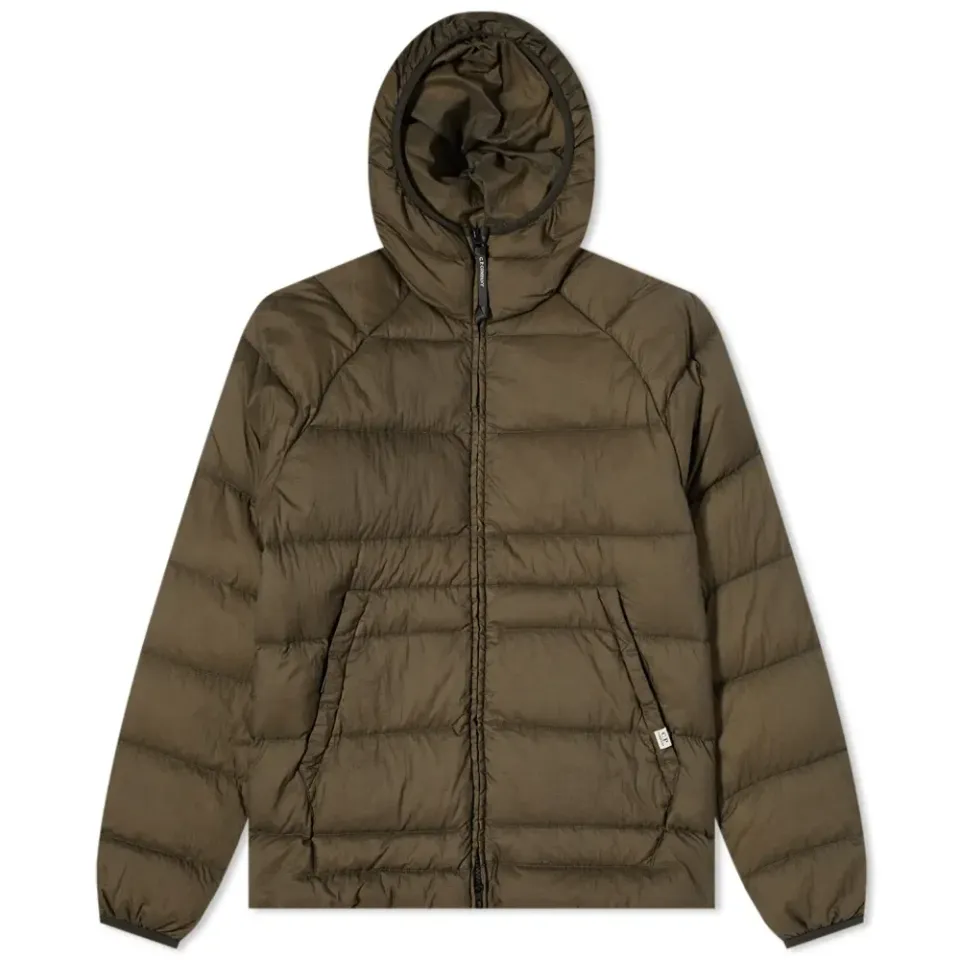 Nylon Hooded Liner Down Jacket