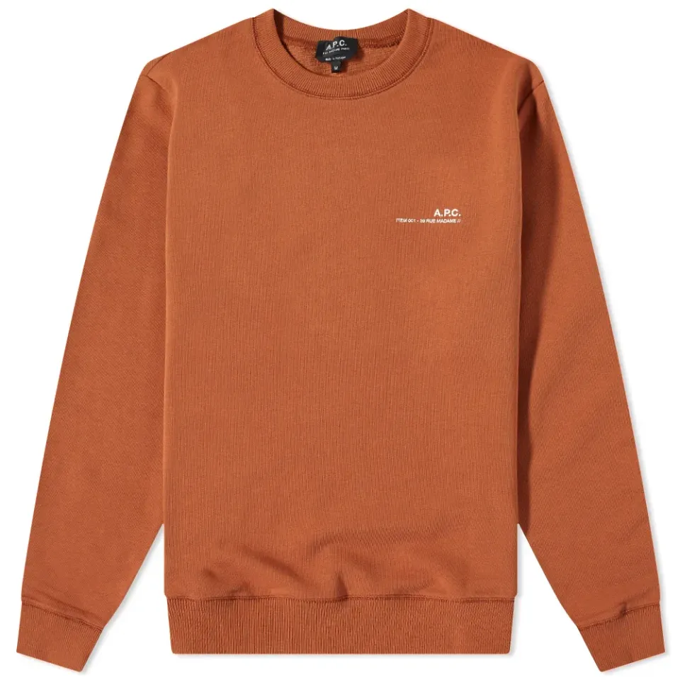 A.P.C. Item Logo Crew Sweat