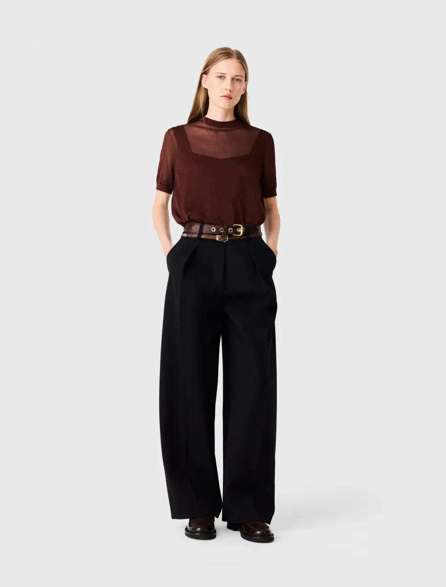 Balloon suit trousers