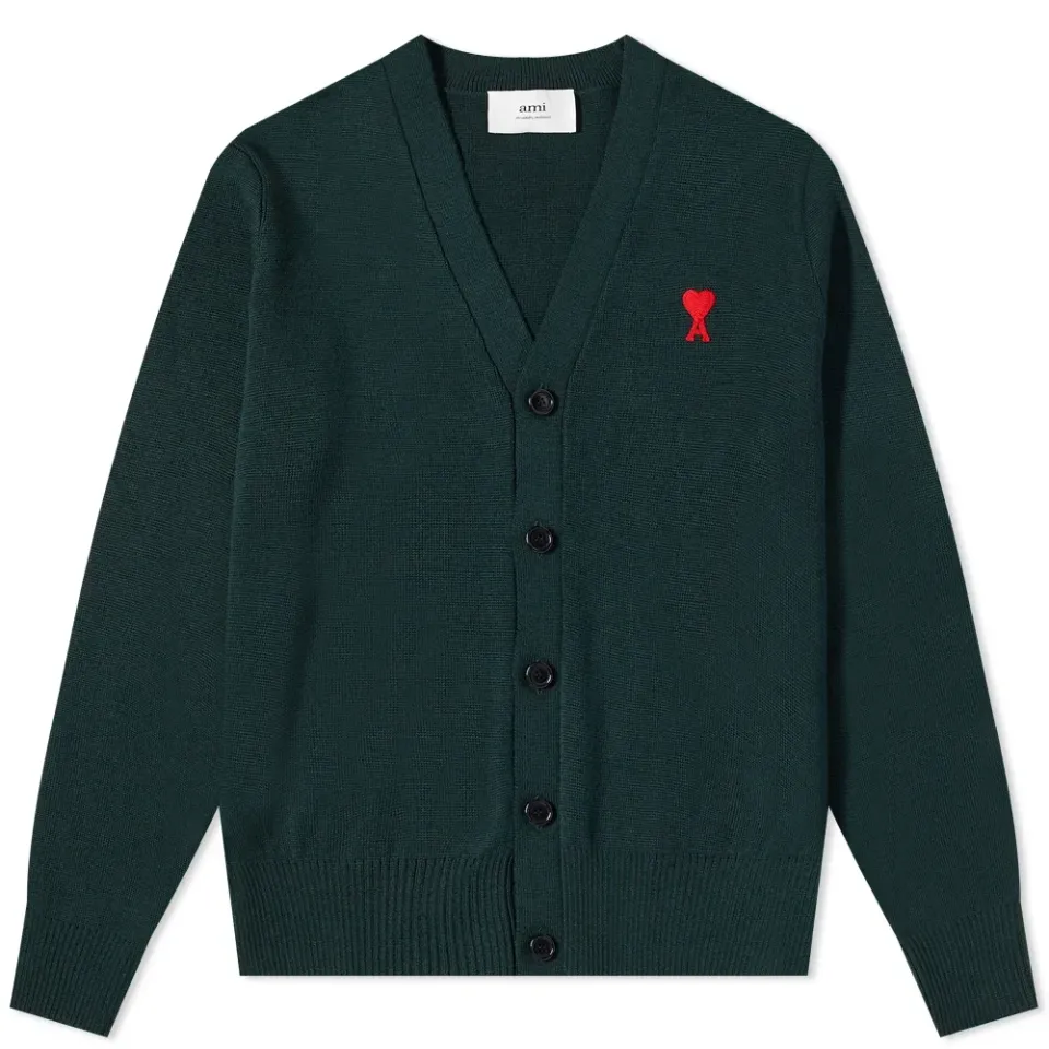 AMI Small A Heart Cardigan