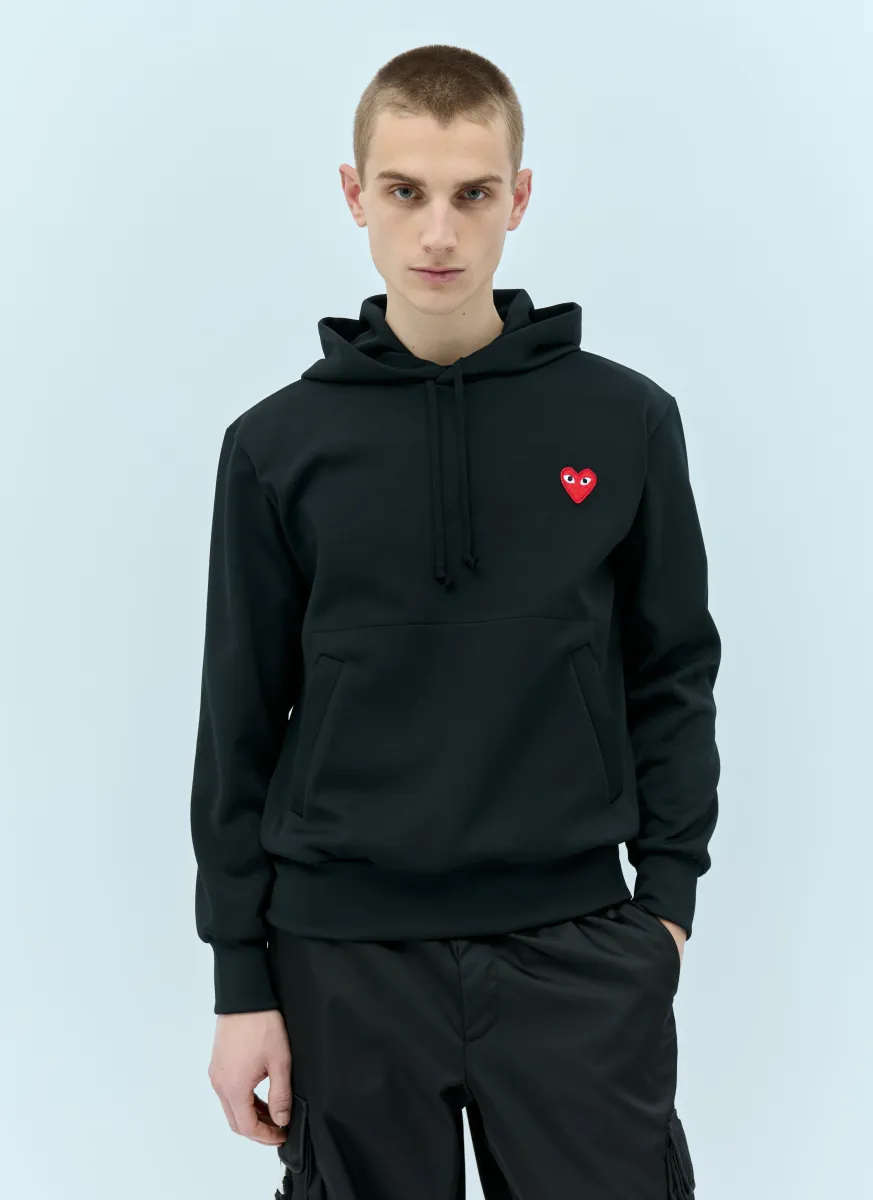 Logo Patch Hooded Sweatshirt