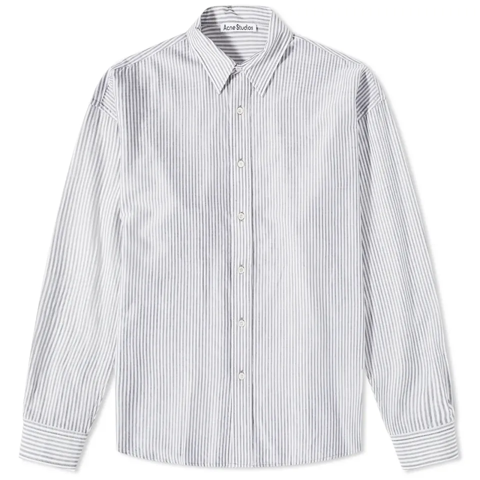 Setiro Embroidered Stripe Shirt