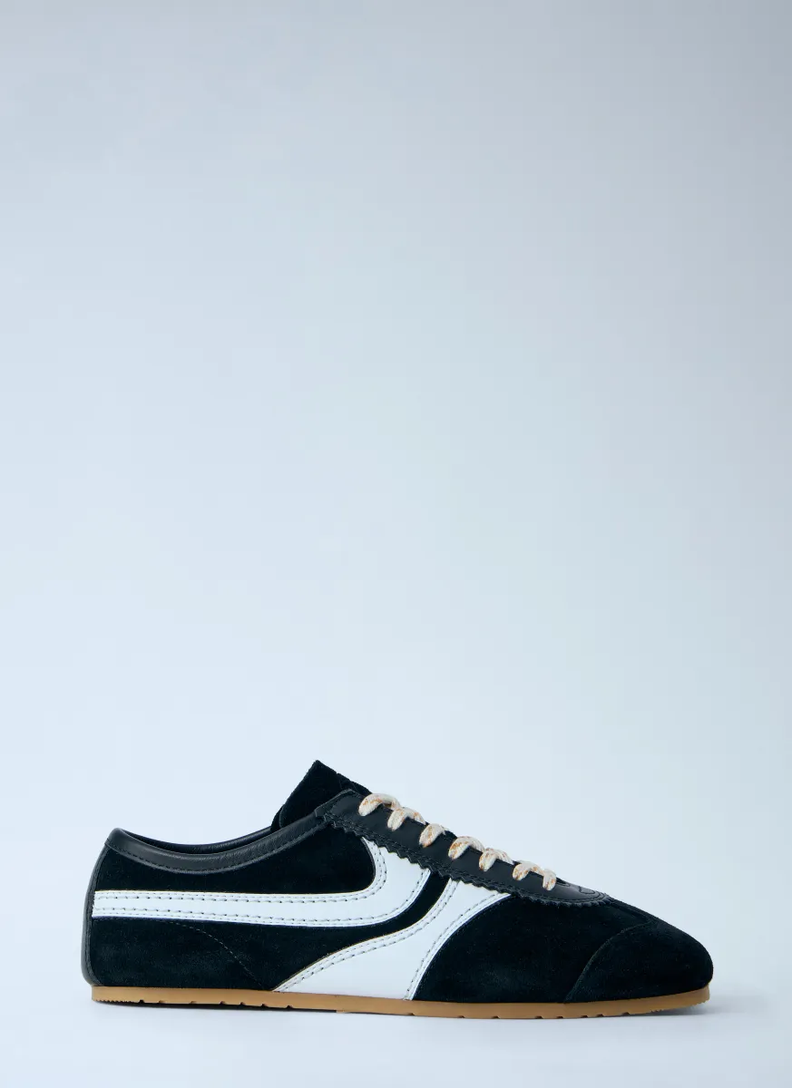 Suede Panel Trainers