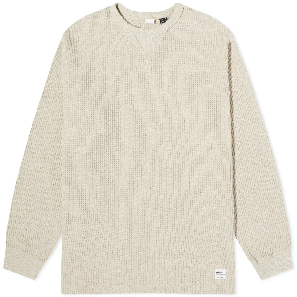 Long Sleeve Eco Hybrid Waffle T-Shirt