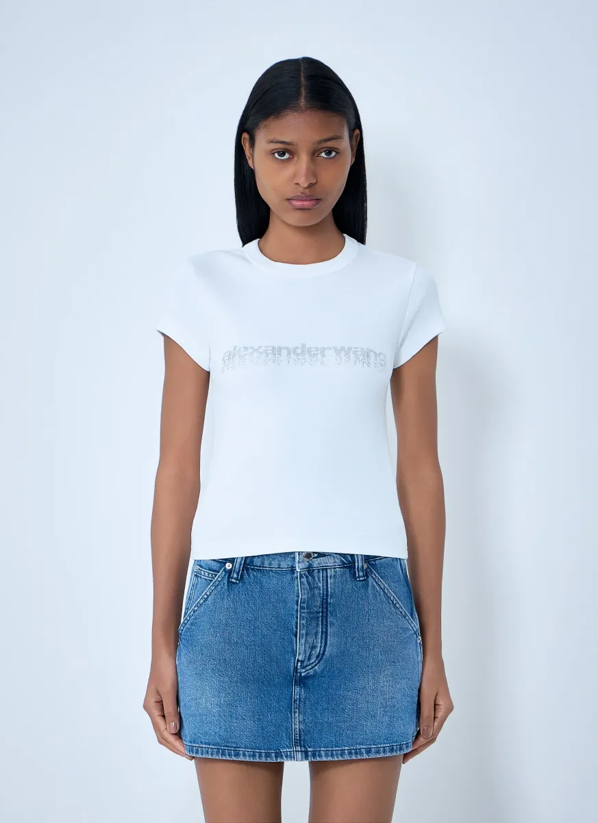 Logo Motif Cotton Jersey T-Shirt