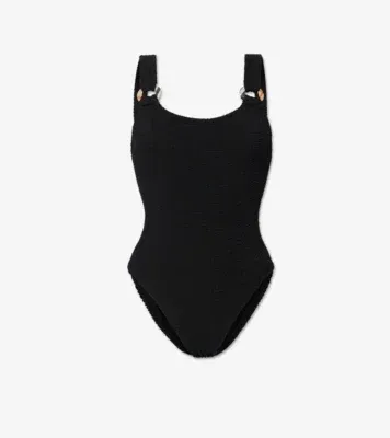 Domino Swimsuit in Black - Women, Nylon